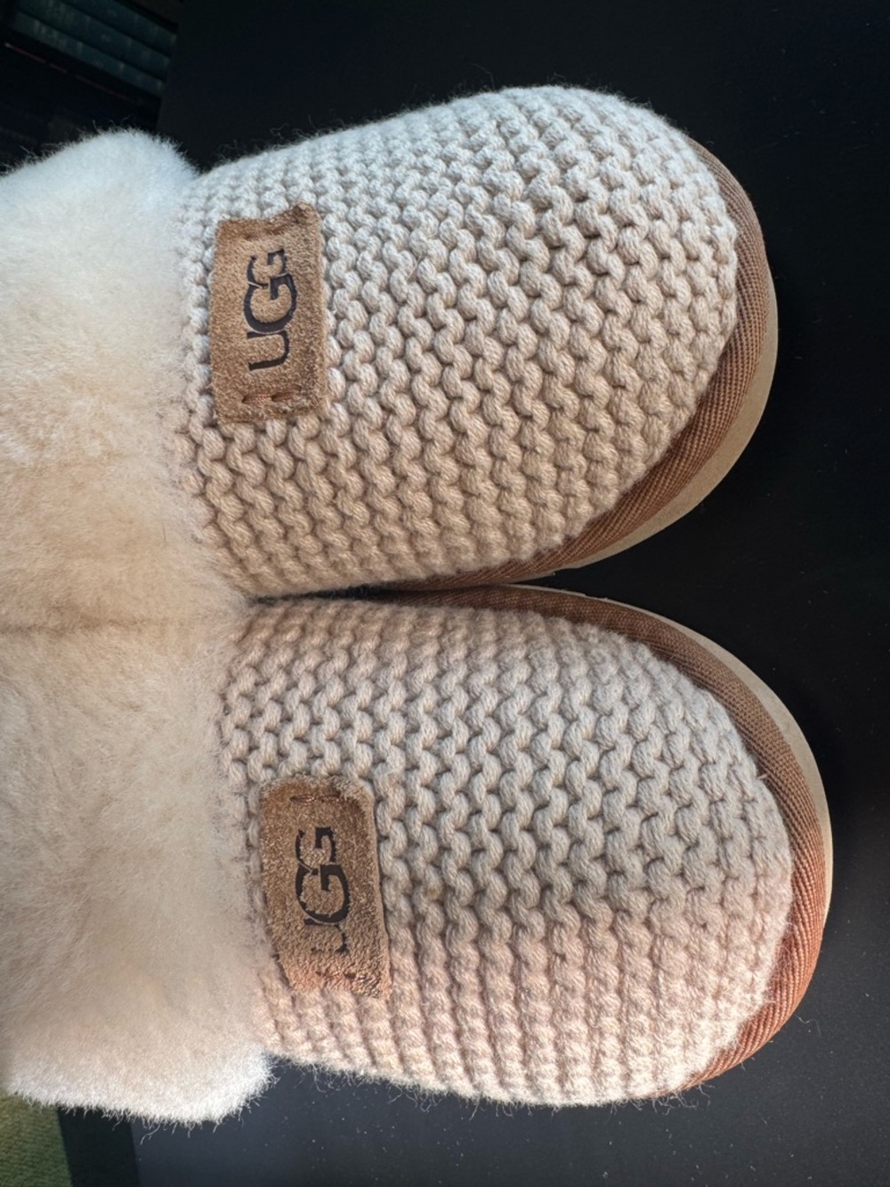 UGG Cozy Slippers- Cream- Size 9 - Picture 6 of 9